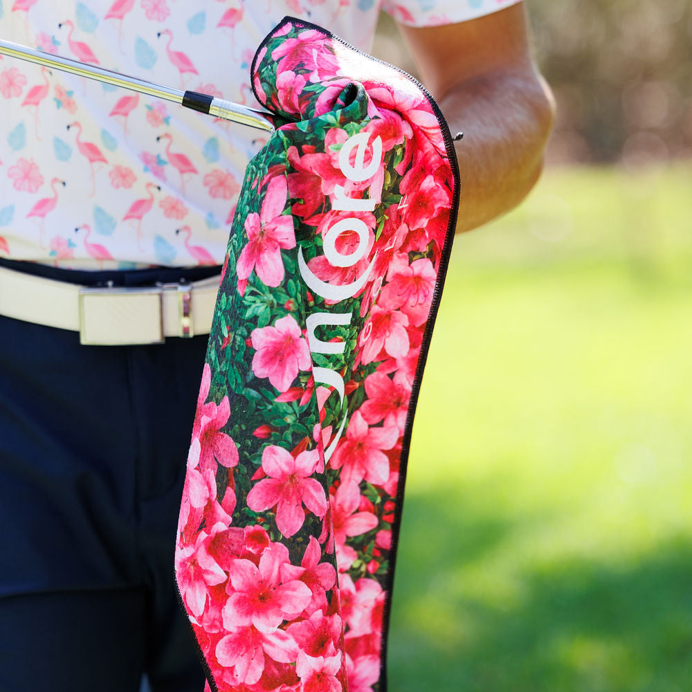 ONCORE GOLFHANDKLÆÐI MEÐ SEGLI LIMITED EDITION AZALEA